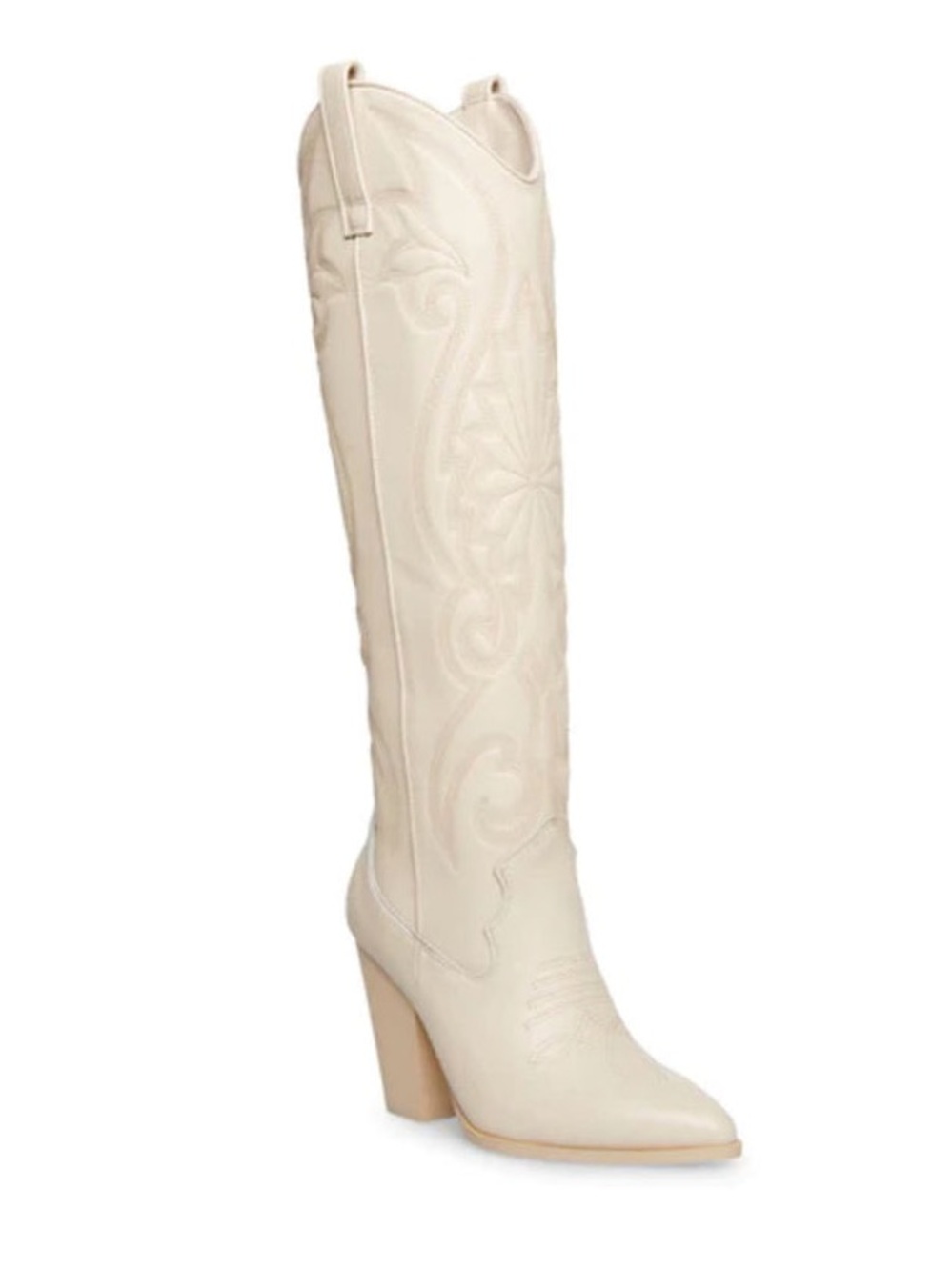 Steve Madden | Lasso Boots In Bone Leather